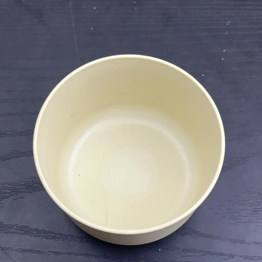 VTG Tupperware 1229-14 Tan‎ Storage Container No Lid Kitchen Canister